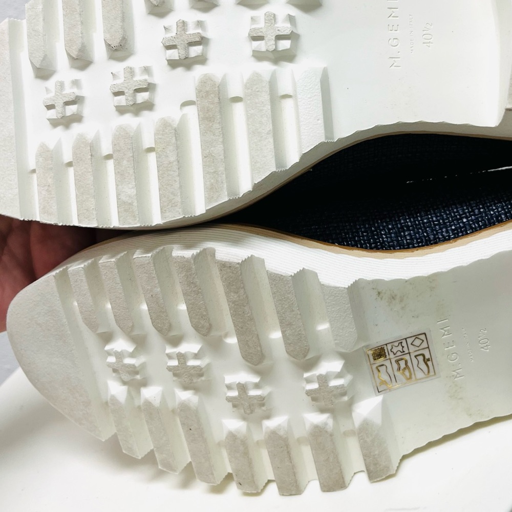 M. Gemi Woven Platform Loafers - Picture 8 of 9